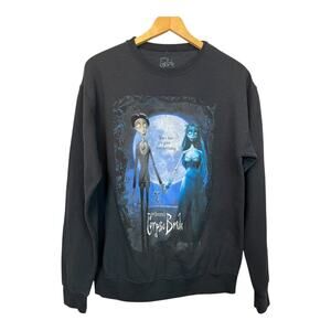 Corpse Bride Tim Burton Sweatshirt Pullover Casual Goth Movie Womens M